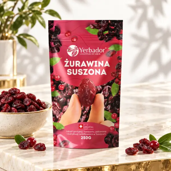 Żurawina Suszona – 250 g – Tarcza Oporności i Zdrowia