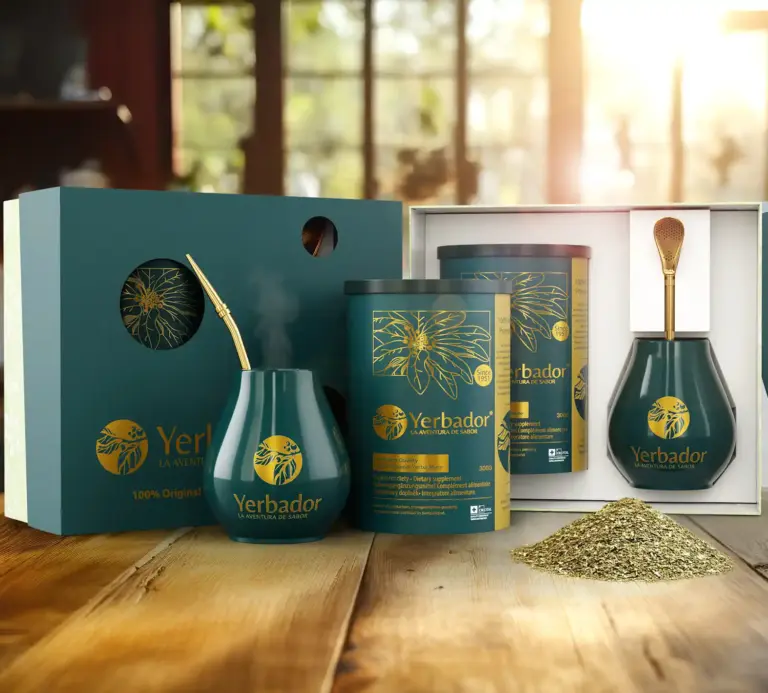 Zestaw dla dwojga: dwie tuby yerba mate, dwa matero i dwie bombille