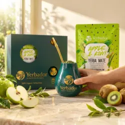 ZESTAW PREZENTOWY YERBA MATE – APPLE & KIWI — propozycja podania