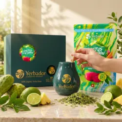 ZESTAW PREZENTOWY YERBA MATE – CACTUS CON LIMON — propozycja podania