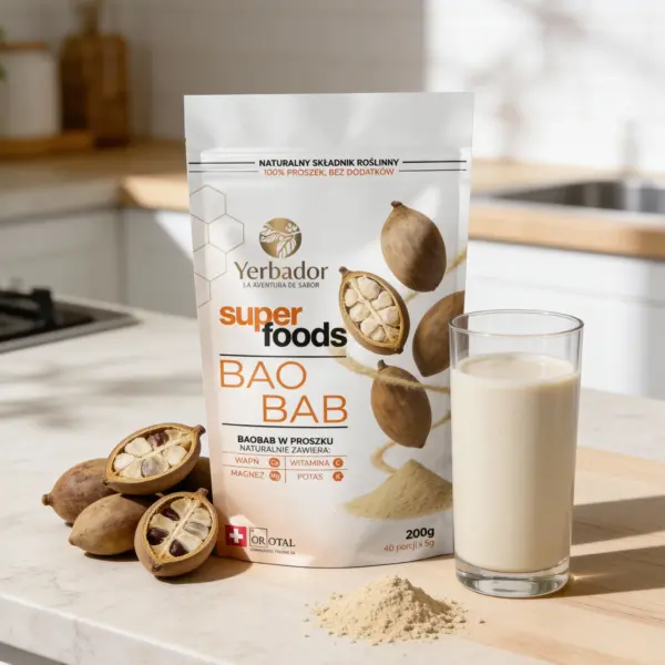 Baobab w Proszku – 200 g – Źródło Witaminy C i Błonnika