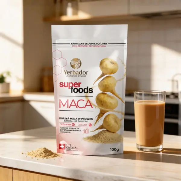 Maca w Proszku – 100 g – Bogactwo Witaminy B6 i Żelaza