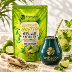 LIMONKA MOJITO – YERBA MATE + ZIELONA HEBRATA + BUKOWY NABIERAK