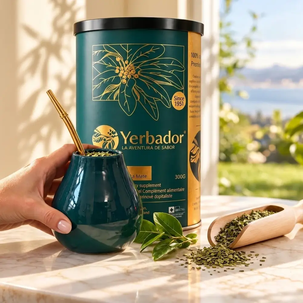 TUBA HERMETYCZNA YERBA MATE z nabierakiem bukowym TUBA HERMETYCZNA YERBA MATE z nabierakiem bukowym — propozycja podania