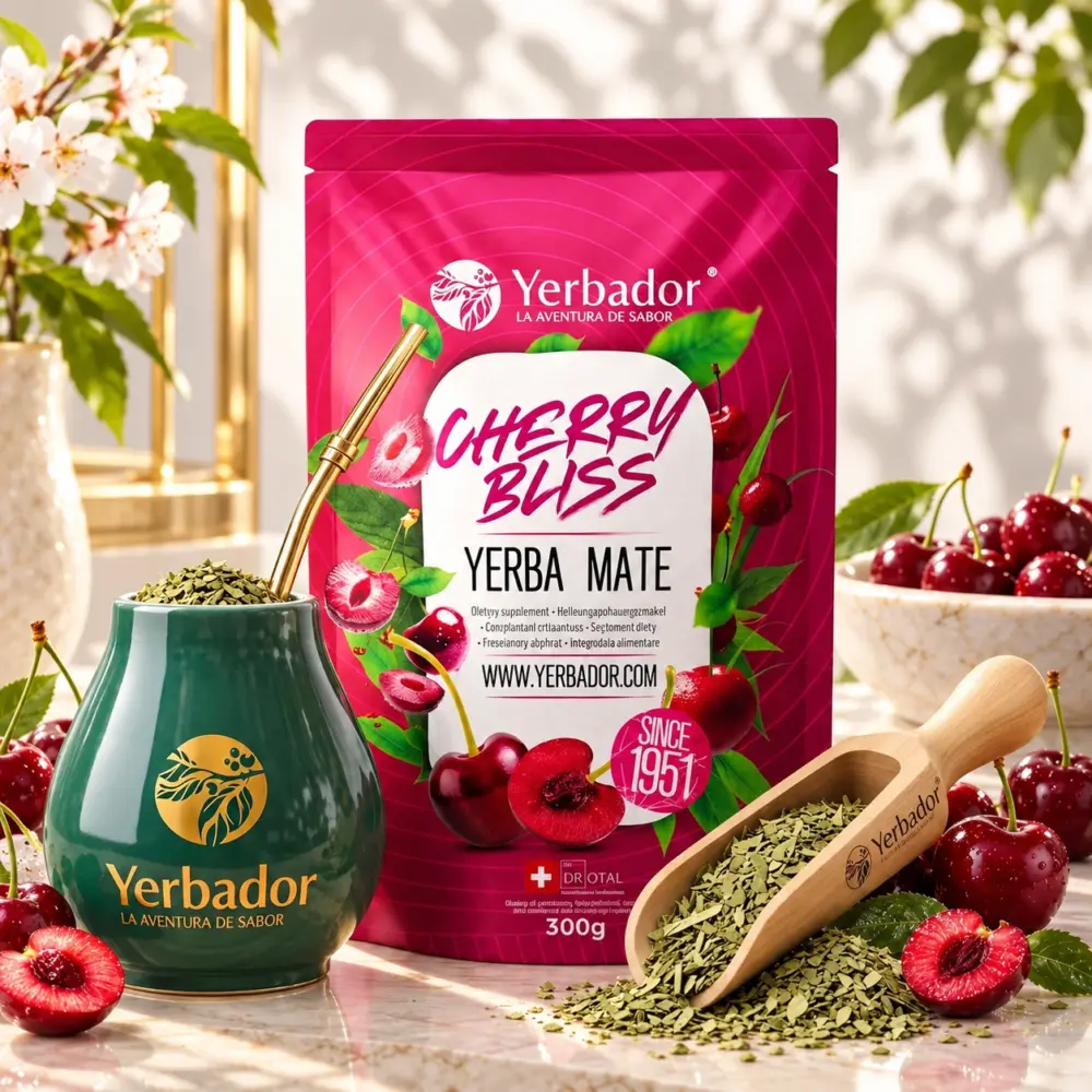 YERBA MATE – CHERRY BLISS + NABIERAK BUKOWY YERBA MATE – CHERRY BLISS + NABIERAK BUKOWY