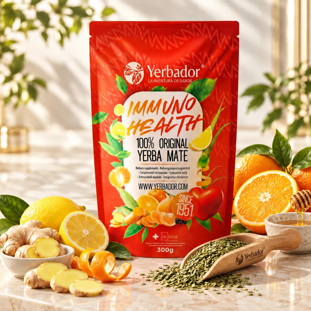 Yerba Mate Immuno z bukowym nabierakiem