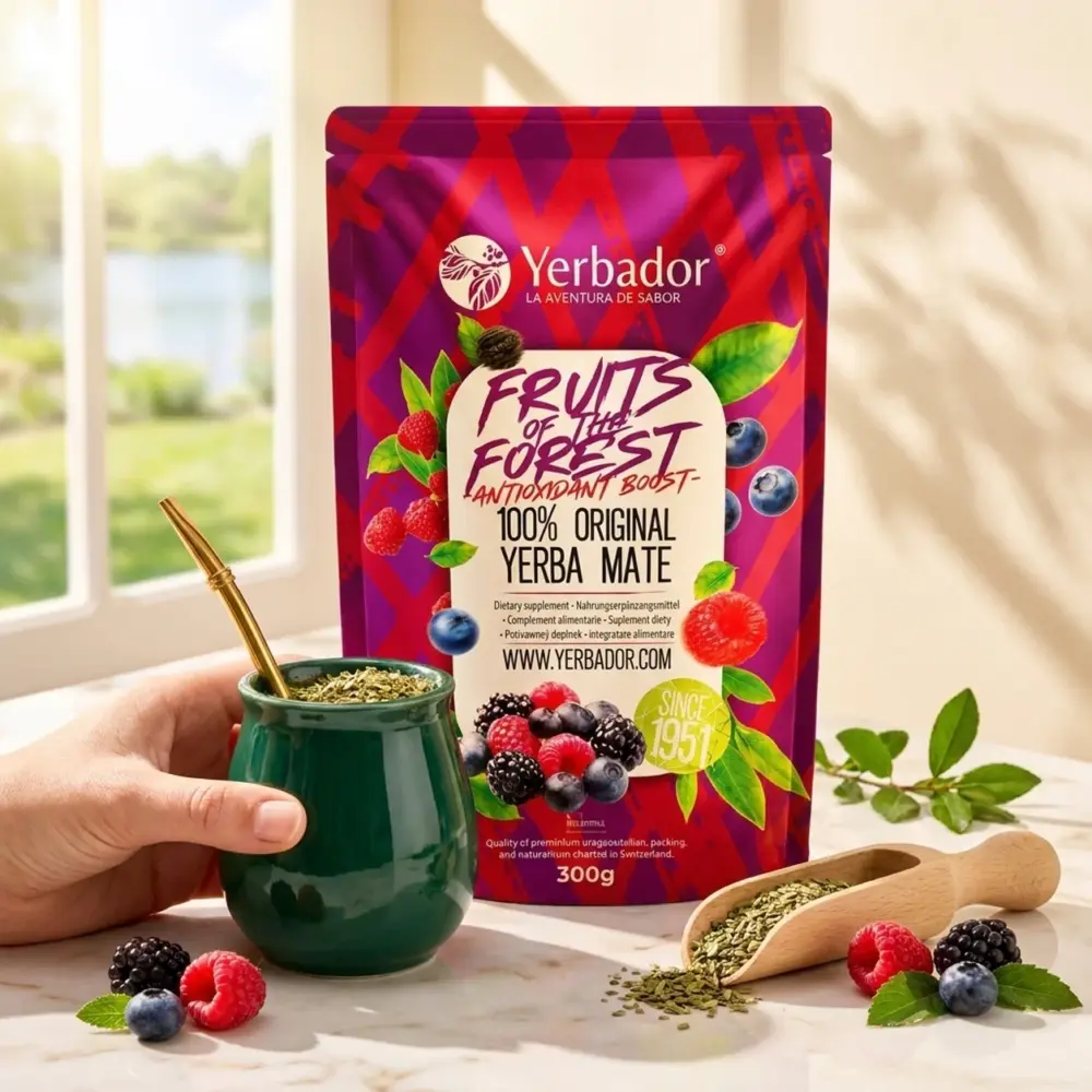 YERBA MATE – OWOCE LASU + BUKOWY NABIERAK YERBA MATE – OWOCE LASU + BUKOWY NABIERAK — propozycja podania