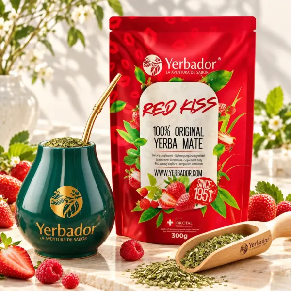 YERBA MATE – RED KISS 300g + NABIERAK BUKOWY
