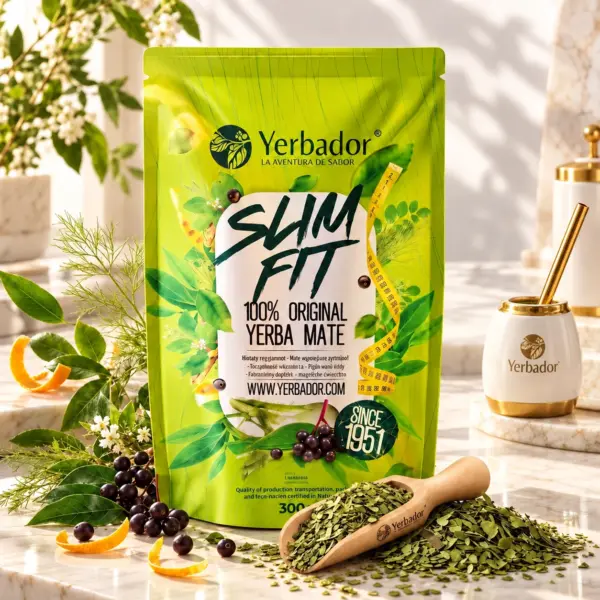 YERBA MATE – WSPARCIE KONTROLI WAGI – SLIM FIT Z BUKOWYM NABIERAKIEM