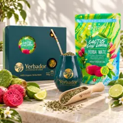 ZESTAW PREZENTOWY YERBA MATE – CACTUS CON LIMON + NABIERAK BUKOWY