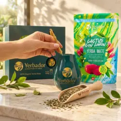 ZESTAW PREZENTOWY YERBA MATE – CACTUS CON LIMON + NABIERAK BUKOWY — propozycja podania