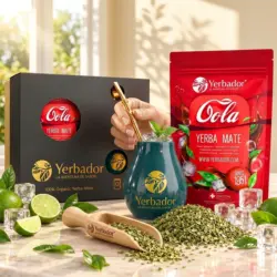 ZESTAW PREZENTOWY YERBA MATE – COLA + BUKOWY NABIERAK — propozycja podania