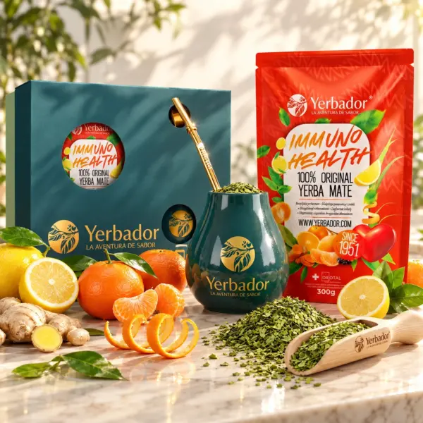 ZESTAW PREZENTOWY YERBA MATE – IMMUNO HEALTH + BUKOWY NABIERAK