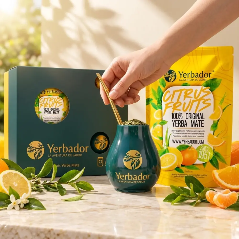ZESTAW PREZENTOWY YERBA MATE – OWOCE CYTRUSOWE + BUKOWY NABIERAK ZESTAW PREZENTOWY YERBA MATE – OWOCE CYTRUSOWE + BUKOWY NABIERAK — propozycja podania