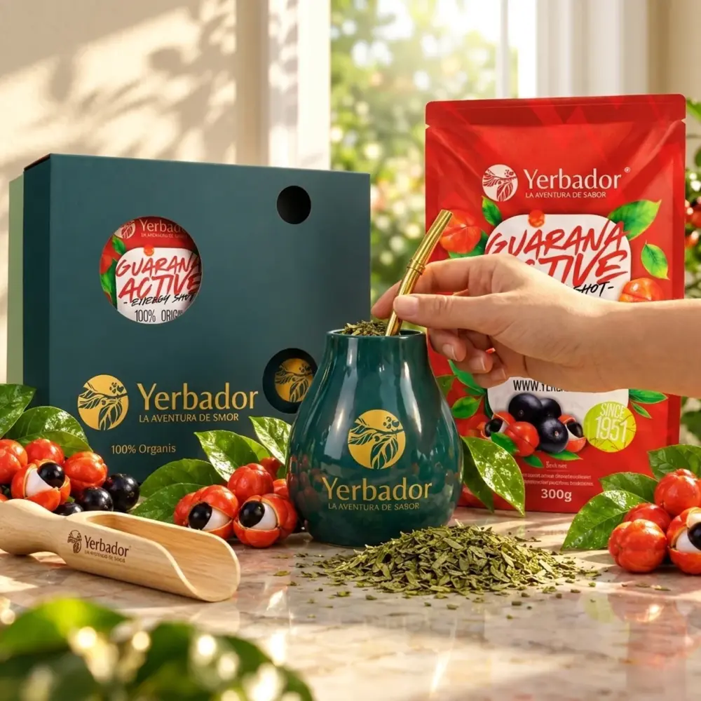 ZESTAW STARTOWY – BOMBILLA + MATERO + YERBA MATE ULTRA ENERGIA – GUARANA + NABIERAK BUKOWY ZESTAW STARTOWY – BOMBILLA + MATERO + YERBA MATE ULTRA ENERGIA – GUARANA + NABIERAK BUKOWY — propozycja podania