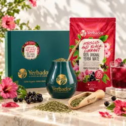 ZESTAW STARTOWY YERBA MATE – HIBISCUS AND BLACK CURRANT + NABIERAK BUKOWY