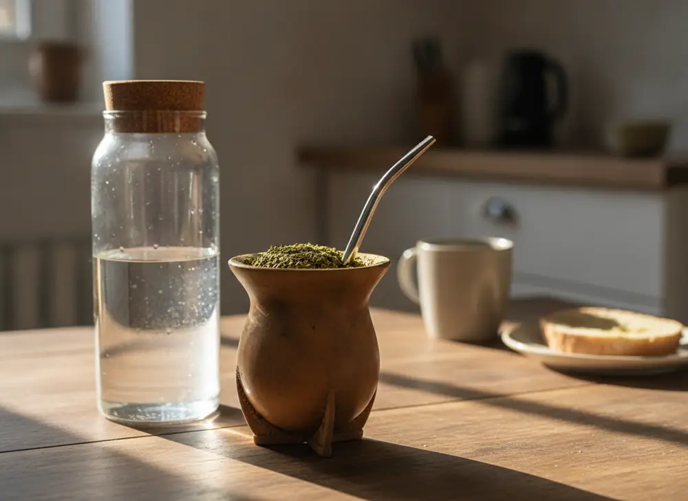 Matero z bombillą i termos — codzienny koszt picia yerba mate