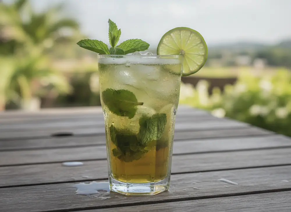 Yerba mate na zimno tereré podana w barze