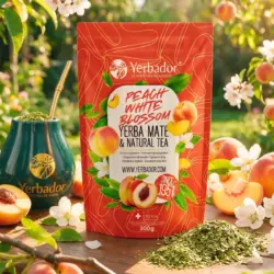 BRZOSKWINIOWY SAD – YERBA MATE + BIAŁA HERBATA