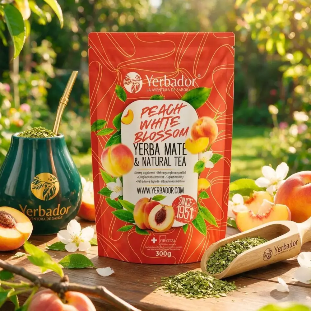 BRZOSKWINIOWY SAD – YERBA MATE + BIAŁA HERBATA + BUKOWY NABIERAK BRZOSKWINIOWY SAD – YERBA MATE + BIAŁA HERBATA + BUKOWY NABIERAK