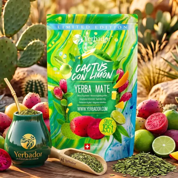 YERBA MATE – CACTUS CON LIMON + NABIERAK BUKOWY