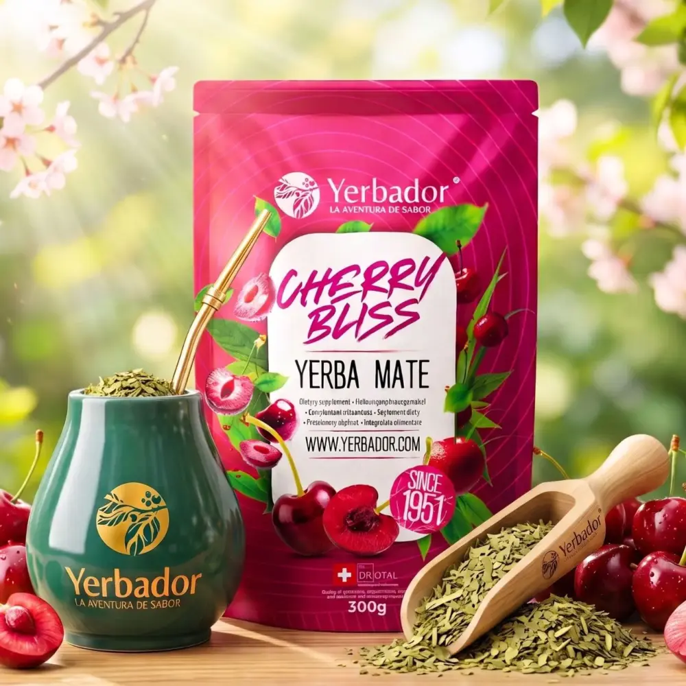 YERBA MATE – CHERRY BLISS + NABIERAK BUKOWY YERBA MATE – CHERRY BLISS + NABIERAK BUKOWY