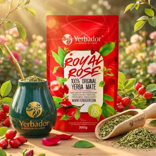 YERBA MATE – KRÓLEWSKIE OGRODY RÓŻANE + BUKOWY NABIERAK