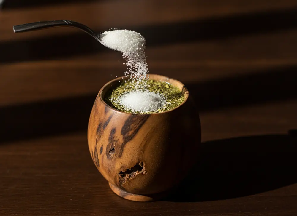 Dosładzanie yerba mate cukrem - błąd przy odchudzaniu