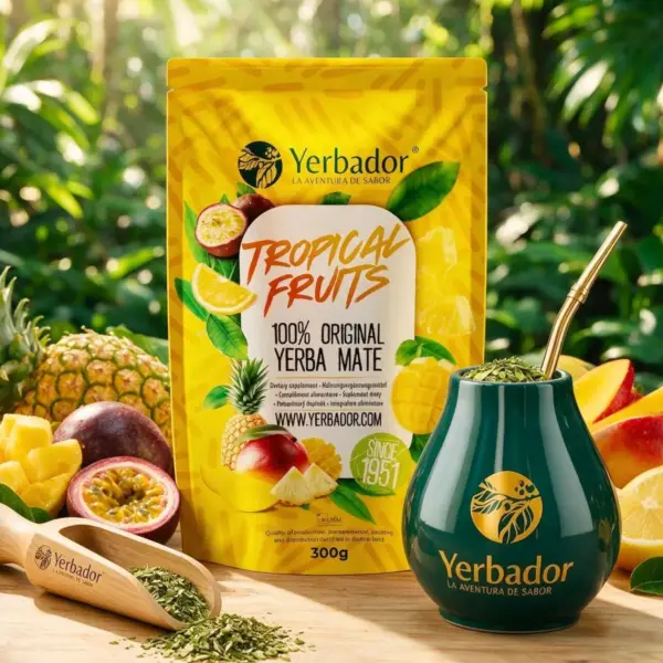 YERBA MATE – OWOCE TROPIKALNE + BUKOWY NABIERAK