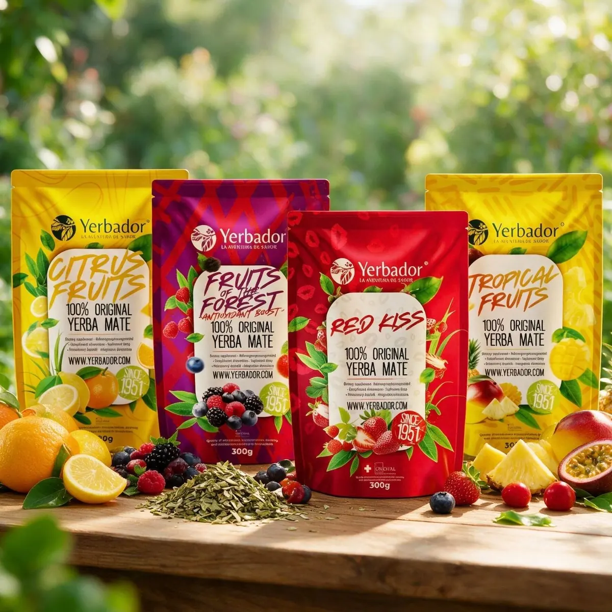 YERBA MATE – PAKIET MIX SMAKÓW 3 + 1