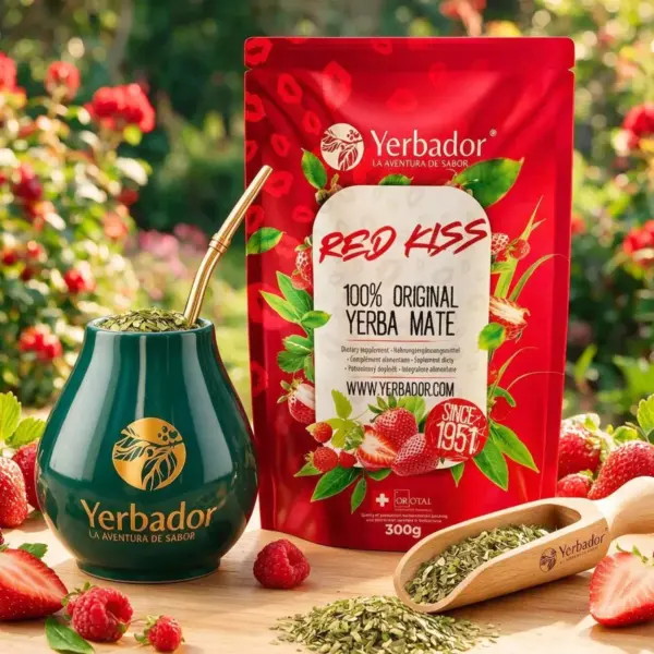 YERBA MATE – RED KISS 300g + NABIERAK BUKOWY