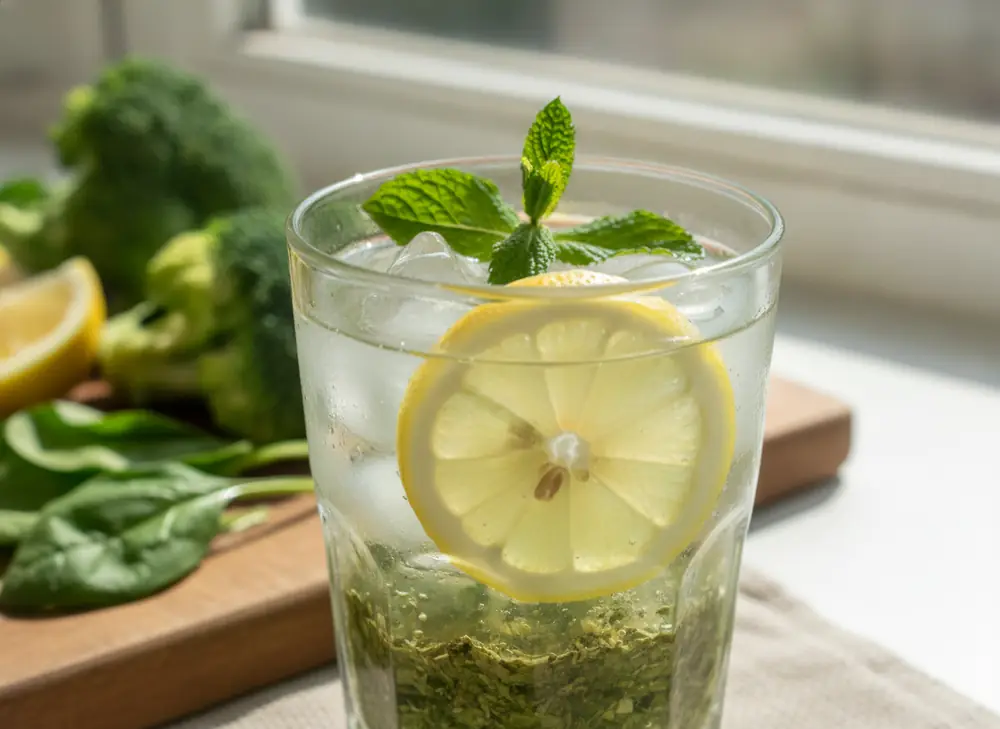 Mrożona yerba mate (tereré) z cytryną jako lekki napój do diety przy insulinooporności