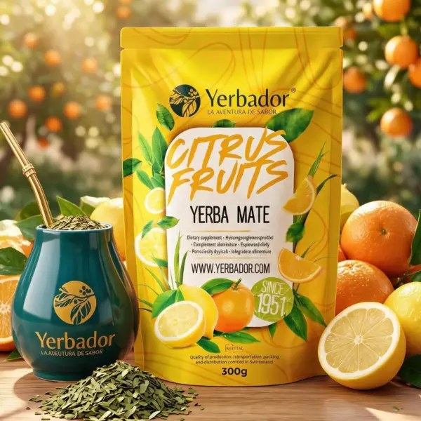 YERBA MATE YERBADOR – OWOCE CYTRUSOWE