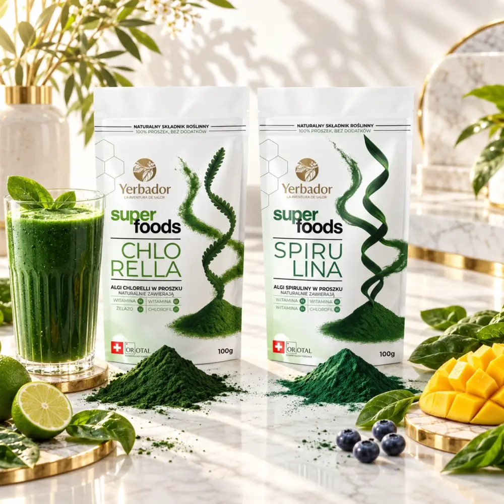 ZESTAW CHLORELLA + SPIRULINA (wsparcie organizmu) 400g ZESTAW CHLORELLA + SPIRULINA (wsparcie organizmu) 400g