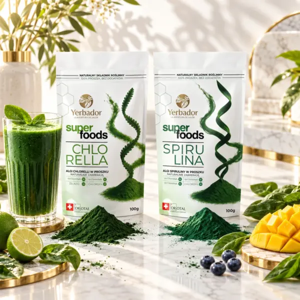 ZESTAW CHLORELLA + SPIRULINA (wsparcie organizmu) 400g