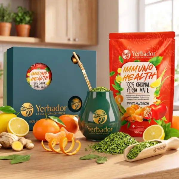 ZESTAW PREZENTOWY YERBA MATE – IMMUNO HEALTH + BUKOWY NABIERAK