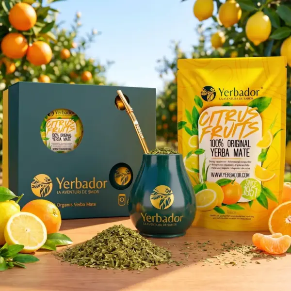 ZESTAW PREZENTOWY YERBA MATE – OWOCE CYTRUSOWE