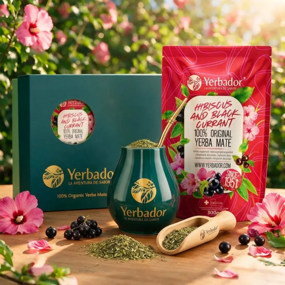 ZESTAW STARTOWY YERBA MATE – HIBISCUS AND BLACK CURRANT + NABIERAK BUKOWY ZESTAW STARTOWY YERBA MATE – HIBISCUS AND BLACK CURRANT + NABIERAK BUKOWY