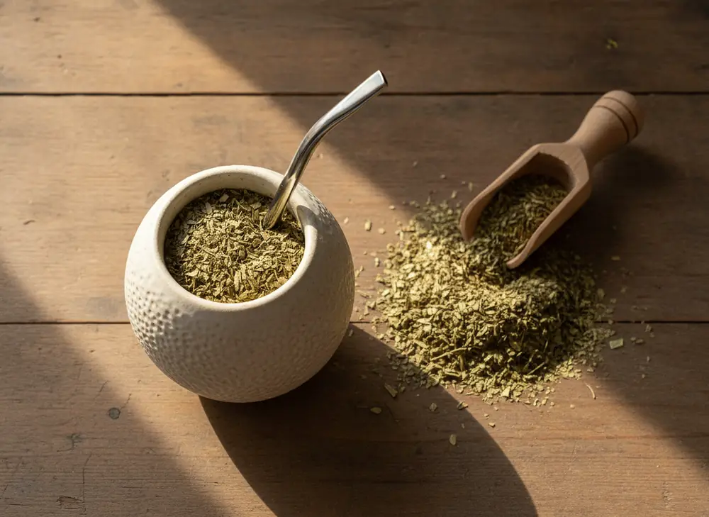 Zestaw startowy do yerba mate – matero, bombilla i nabierak z suszem