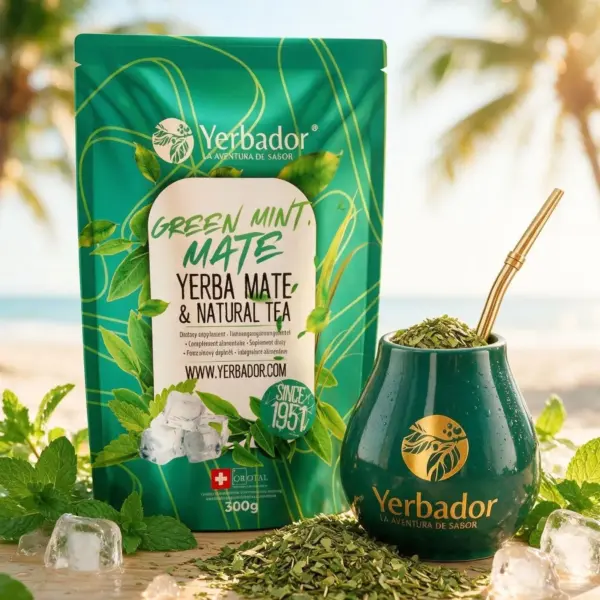 ZIELONA MIĘTA – YERBA MATE + ZIELONA HERBATA