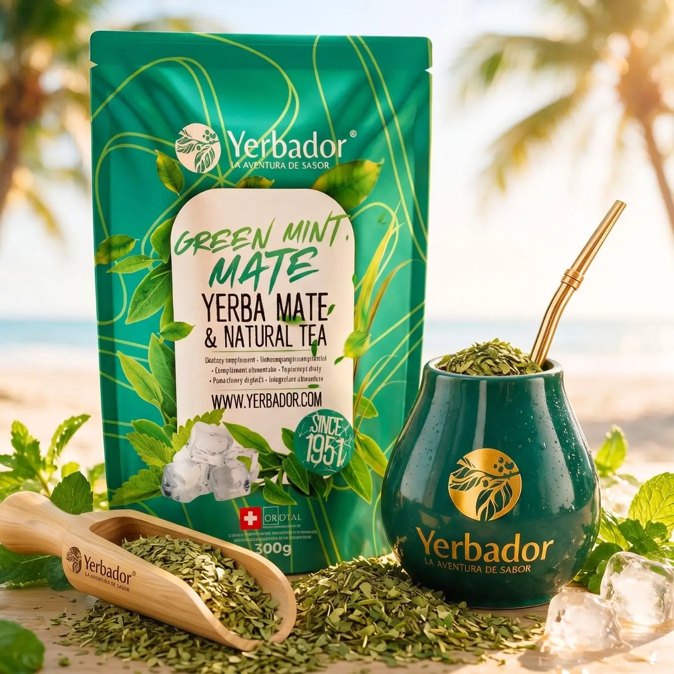 nabierak do yerba mate z drewna bukowego