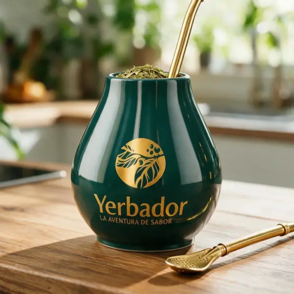 CERAMICZNE MATERO YERBADOR PRO 2 – SZMARAGDOWA ZIELEŃ
