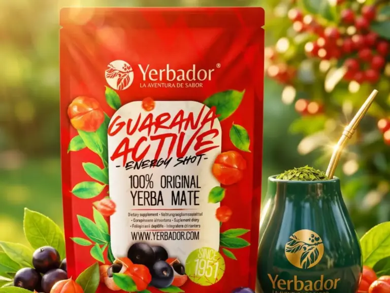 Yerba mate Guarana Active z owocami guarany i matero Yerbador
