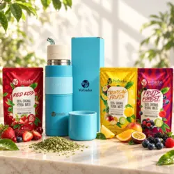 TERMOS DO YERBA MATE – BŁĘKITNY oraz GRATIS 3x yerba mate 75G