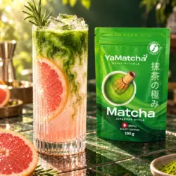 Matcha z grejpfrutem i rozmarynem — YaMatcha 100 g
